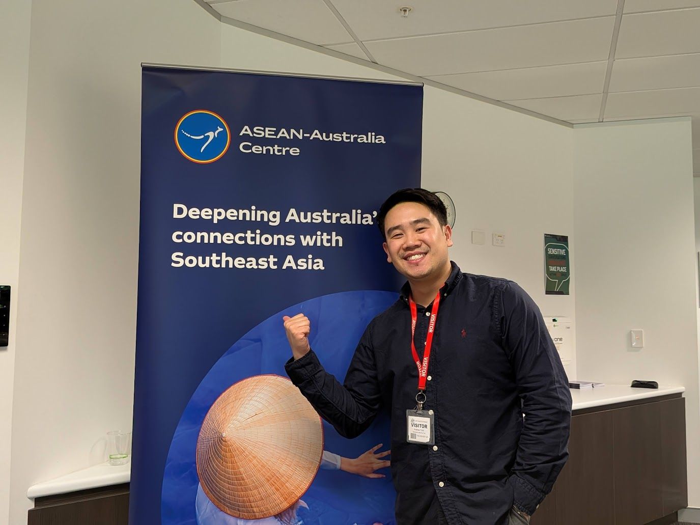 Andrew Trinh at Parliament House